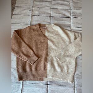 Women's Pink Lily Vneck Sweater